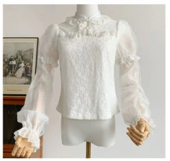 Lace Floral Blouse With Detachable Sleeves -LOLITA Shop O1CN011BAvoI2CZ6MDR8DLS 2528448487 d30b3df3 fe13 4dcb 9e19 857b56ec7a5c