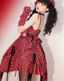 Punk Lolita Tartan Check Jumper Skirt 25 Punk Lolita Tartan Check Jumper Skirt -LOLITA Shop O1CN011PItlU1h1Qvrbrdwt 3017094217