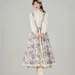 [Pre-orders Until 9/9] Bouquets For Autumn Days Strap Skirt -LOLITA Shop O1CN0125vPdx2JleRJAEsKd 2703379462