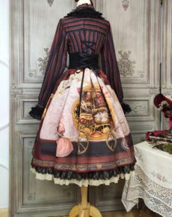 Kaikiya Korumadan Gothic Lolita High Waist Skirt 41 Kaikiya Korumadan Gothic Lolita High Waist Skirt -LOLITA Shop O1CN012O9v652GOLIdDhY6v 57119005