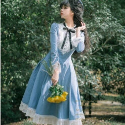 Freya's Fall Classical Lace Sleeve Dress -LOLITA Shop O1CN012S48rZ1HHIdJj7W6V 2866810732 1