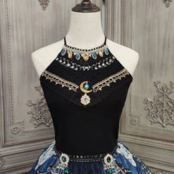 [Pre-order] Twilight Egyptian Lolita V-neck Blouse With Camisole -LOLITA Shop O1CN012X7PsA2GOLGXrj38f 57119005