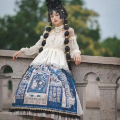 [Pre-order] Twilight Egyptian Lolita Halter Neck Blouse With Arm Sleeves -LOLITA Shop O1CN012mtNoF2GOLGjFLCbX 57119005