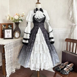 Black Witch Elegant Gothic Lolita Jumper Skirt -LOLITA Shop O1CN012qigDX1jmGv9650Nt 290794590 1e040985 985a 4cf1 9568 cb8a93765f59