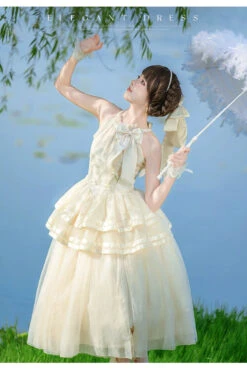 [Pre-orders Available Until 7/8] Moonlight Dance Halter Neck Dress -LOLITA Shop O1CN012uEyuS1h1RAhfMyY9 3017094217 2053a589 5429 45a0 afcf 9d667ab44967