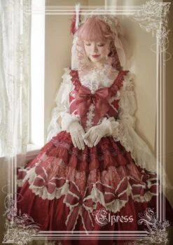 Holy Jewel Ribbon And Lace Princess Dress -LOLITA Shop O1CN012yX5vG1uPKNPHb244 43566029
