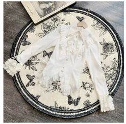 Cross Motif Frill Blouse -LOLITA Shop O1CN013Jf1fC2CZ6MKxh2V3 2528448487 4fccefd0 cacd 4812 b28c 3453d5be4980