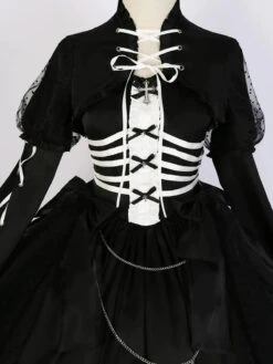 Triple Ribbon Jumper Skirt And Bolero With Rib Motif -LOLITA Shop O1CN013vZ6651jmGofGO0Ko 290794590 cbd49699 7a36 46f5 8e47 fadfb5cb91fe
