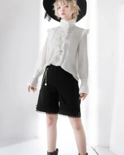 [Pre-order] Ouji Lolita Hem Lace Short Pants