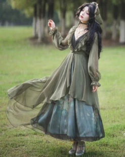 [Sale Period Ended] Porcelain Flower Garden Sheer Cardigan Long Length -LOLITA Shop O1CN0148K7ZY1LQF3lQo49u 55631293