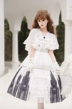 Tower Of Silence Cross Jumper Skirt And Cape