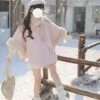 Powder Pink Fur Cape -LOLITA Shop O1CN014cDMY82JsWXQaPQag 2312269477