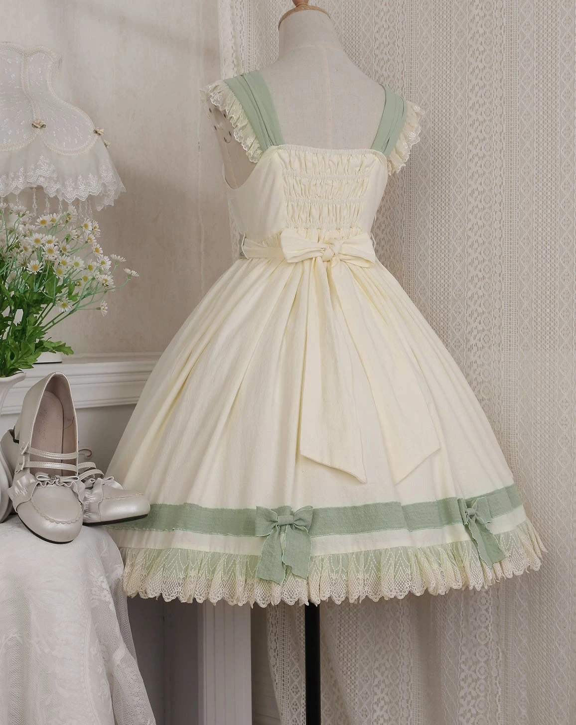 Mori Lolita Tulle Frill Jumper Skirt 13 Mori Lolita Tulle Frill Jumper Skirt - Image 11