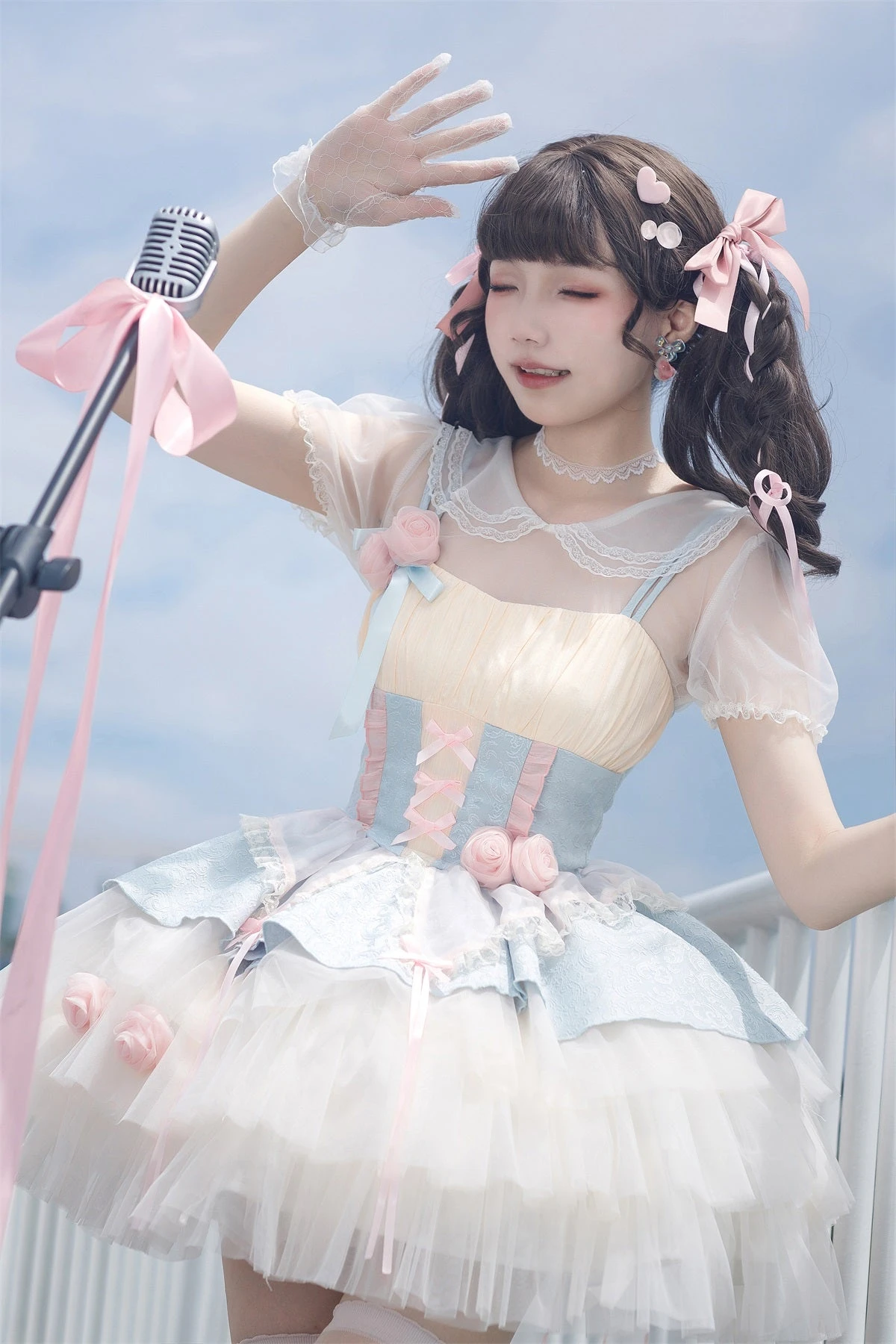 Rose Peach Princess Jumper Skirt 6 Rose Peach Princess Jumper Skirt - Image 4