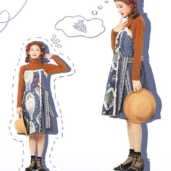 Vineyard Classical Lolita Jumper Skirt -LOLITA Shop O1CN015KwtCn1sqEYJZBbTa 830055817