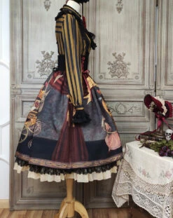 Kaikiya Korumadan Gothic Lolita High Waist Skirt 38 Kaikiya Korumadan Gothic Lolita High Waist Skirt -LOLITA Shop O1CN015fLsXC2GOLITyEh44 57119005