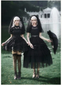 Dark Fairy Layered Frill Jumper Skirt And Blouse -LOLITA Shop O1CN016LFQsJ2CZ6NuBuMyS 2528448487 403e4bd3 15ae 4f30 a847 c506e7a28260