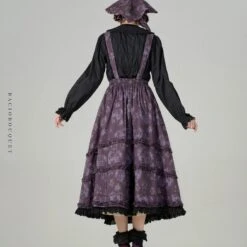 [Pre-orders Until 9/9] Bouquets For Autumn Days Strap Skirt -LOLITA Shop O1CN016PBSbL2JleROR4vkw 2703379462