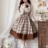 Fontainebleau Checkered High Waist Jumper Skirt -LOLITA Shop O1CN016RwQXx1OM47zGX9Qr 0 item pic 6520717f 36ee 40b2 b1b1 31596de6fb71