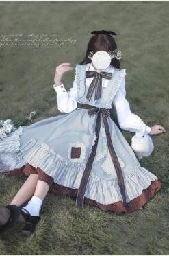 [Pre-order] Magic Choir Apron Skirt And Blouse Set -LOLITA Shop O1CN017Ov9vV2JsWWID3Sqe 2312269477