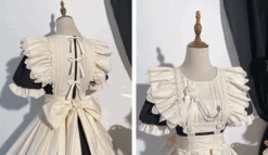 The Sound Of A Bell Maid-style Sleeved Dress Set, Short Length -LOLITA Shop O1CN017zP8qi1eJLmJhEBAH 2214425933850