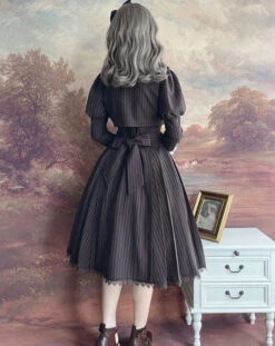 [Reservation Sale] School Uniform Style Fake Layered Dress -LOLITA Shop O1CN01862EDI28AaWGWbyIr 1790657892