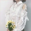 Shoulder Open Ribbon Blouse 1 Shoulder Open Ribbon Blouse -LOLITA Shop O1CN0186TSyd26Rs4lOhSYZ 1673487659 0 lubanu s