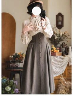 [Pre-order] Forest Letter Elegant Blouse [Buy Together For 20% Off] -LOLITA Shop O1CN018UopFp2IEODuD5eo9 482929254