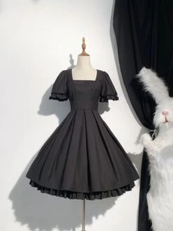 The Sound Of A Bell Maid-style Sleeved Dress Set, Short Length -LOLITA Shop O1CN018zzFOL1eJLmJ5Bbr1 2214425933850