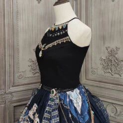 [Pre-order] Twilight Egyptian Lolita V-neck Blouse With Camisole -LOLITA Shop O1CN0190CHdb2GOLGP8DjwT 57119005