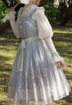 Mou [Sale Period Ended] Romantic Memories Jumper Skirt With Veil -LOLITA Shop O1CN019RHq2C1aBKMvcLTt0 262783291