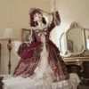 Baroque Palace Burgundy Princess Dress -LOLITA Shop O1CN019YKI4g1jmGubDwPwm 290794590