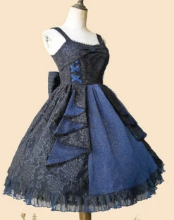 Starry Night Gothic Lolita Jumper Skirt -LOLITA Shop O1CN019b71Sa1WerHSW8aCW 11942814