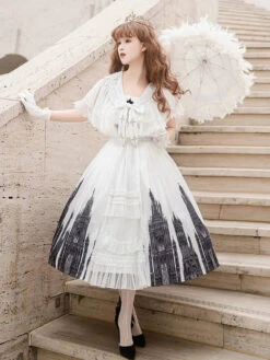Tower Of Silence Cross Jumper Skirt And Cape -LOLITA Shop O1CN019xWY7r1jmGswyY0Z1 290794590