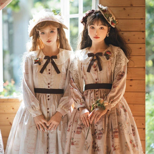[Pre-order] Forest Encyclopedia Print Dress