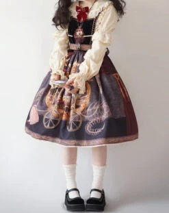[Pre-order] Kaikiya Circus Troupe Gothic Lolita Jumper Skirt -LOLITA Shop O1CN01AQGrXN2GOLIgnFlKK 57119005