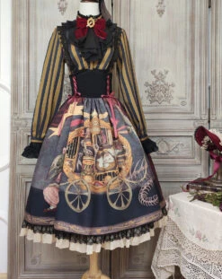 Kaikiya Korumadan Gothic Lolita High Waist Skirt 36 Kaikiya Korumadan Gothic Lolita High Waist Skirt -LOLITA Shop O1CN01AYlrv32GOLIYlwM53 57119005