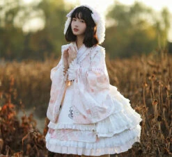 Japanese Style Sakura Pink Kimono Lolita Dress 15 Japanese Style Sakura Pink Kimono Lolita Dress -LOLITA Shop O1CN01BGvMkz2CZ60Ch90Q3 2528448487