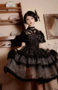 Makucho Sword And Butterfly Gothic Lolita Jumper Skirt Full Set -LOLITA Shop O1CN01BlXGPj2CZ6NSGSZjd 2528448487 ebba426b 6cf2 4018 9dab dc3a9e5a6118