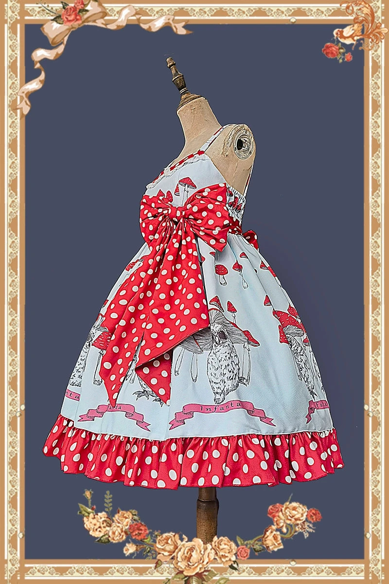 Mushroom Owl Polka Dot Jumper Skirt 12 Mushroom Owl Polka Dot Jumper Skirt - Image 10