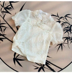 Lace Floral Blouse With Detachable Sleeves -LOLITA Shop O1CN01C1Dd4A2CZ6MAOjXj7 2528448487 c448d397 0c53 4c8f ad4e b5ff470e32bb