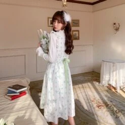 Blue Floral Tank Dress -LOLITA Shop O1CN01CJUEKW22OQpgIsQPt 1629657110