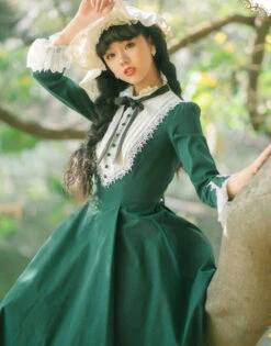 Freya's Fall Classical Lace Sleeve Dress -LOLITA Shop O1CN01CS70GY1HHIdKjZtj0 2866810732 1