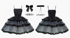 Makucho Sword And Butterfly Gothic Lolita Jumper Skirt Full Set -LOLITA Shop O1CN01CuCiBR2CZ6NSm1kdJ 2528448487