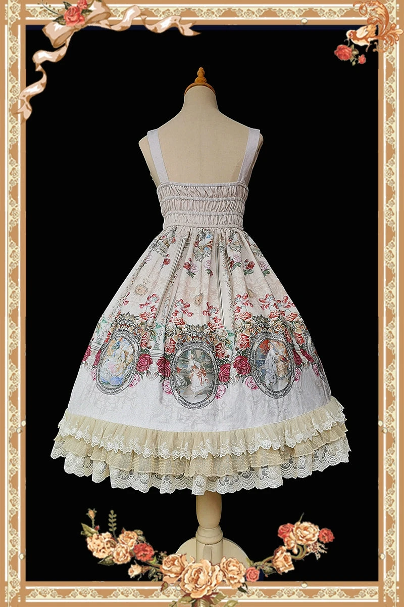 Royal Mural Color Rose Jumper Skirt 22 Royal Mural Color Rose Jumper Skirt - Image 20