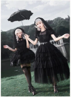 Dark Fairy Layered Frill Jumper Skirt And Blouse -LOLITA Shop O1CN01DAkh3A2CZ6NuuQTQP 2528448487 dd13c1a5 538d 435b 8e3a 8de99efa3c7a