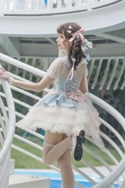 Rose Peach Princess Jumper Skirt 17 Rose Peach Princess Jumper Skirt -LOLITA Shop O1CN01DEkRZR1jmGs7e7opl 290794590