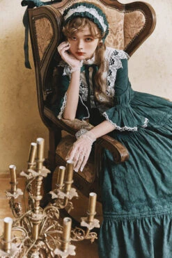 Classical Cotton-jacquard Lace Stand-collar Dress 24 Classical Cotton-jacquard Lace Stand-collar Dress -LOLITA Shop O1CN01DPVSES1RFbIYvMwdS 394312082