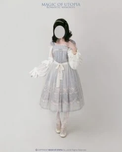 Mou [Sale Period Ended] Romantic Memories Jumper Skirt With Veil -LOLITA Shop O1CN01E1dpJa1aBKMngehG4 262783291