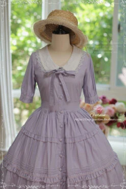 [Pre-order] Lecia French Girly Short Sleeve Dress -LOLITA Shop O1CN01EZb0Zj1FtepNkHShS 32520545